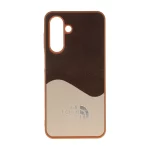 قاب North Face طرح جیر دو تکه Samsung Galaxy A17 / A26 - قهوه ای