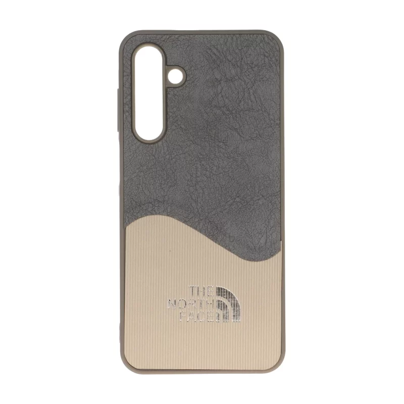 قاب North Face طرح جیر دو تکه Samsung Galaxy A16 - خاکستری - تصویر 2