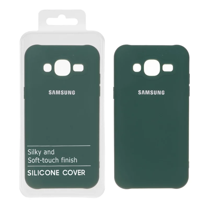 قاب نیو سیلیکون محافظ لنزدار RFF مدل Samsung Galaxy J5 (2015) / J500 - سبز (پک دار) - تصویر 2