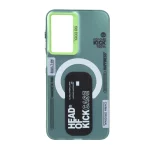 قاب SO COOL طرح مگ سیف Kick Case مدل Samsung Galaxy A17 / A26 - سبز