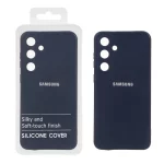 قاب نیو سیلیکون محافظ لنزدار RFF مدل Samsung Galaxy S24 Plus - سرمه ای (پک دار)