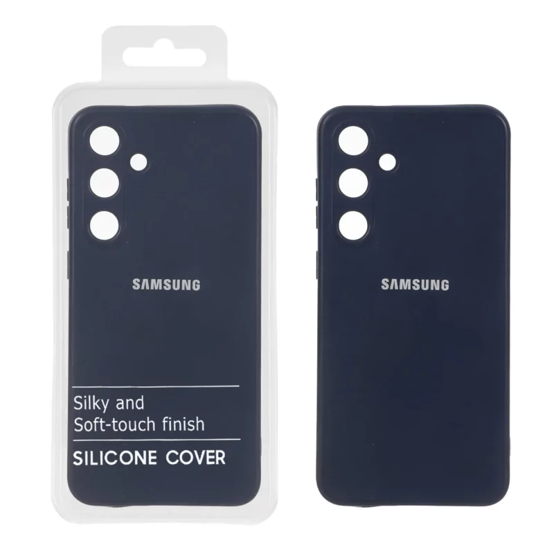 قاب نیو سیلیکون محافظ لنزدار RFF مدل Samsung Galaxy S24 Plus - سرمه ای (پک دار) - تصویر 2