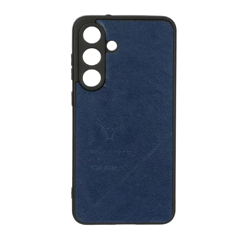 قاب طرح چرم گوزنی Pal Prime مدل Samsung Galaxy S25 FE - سرمه ای - تصویر 2