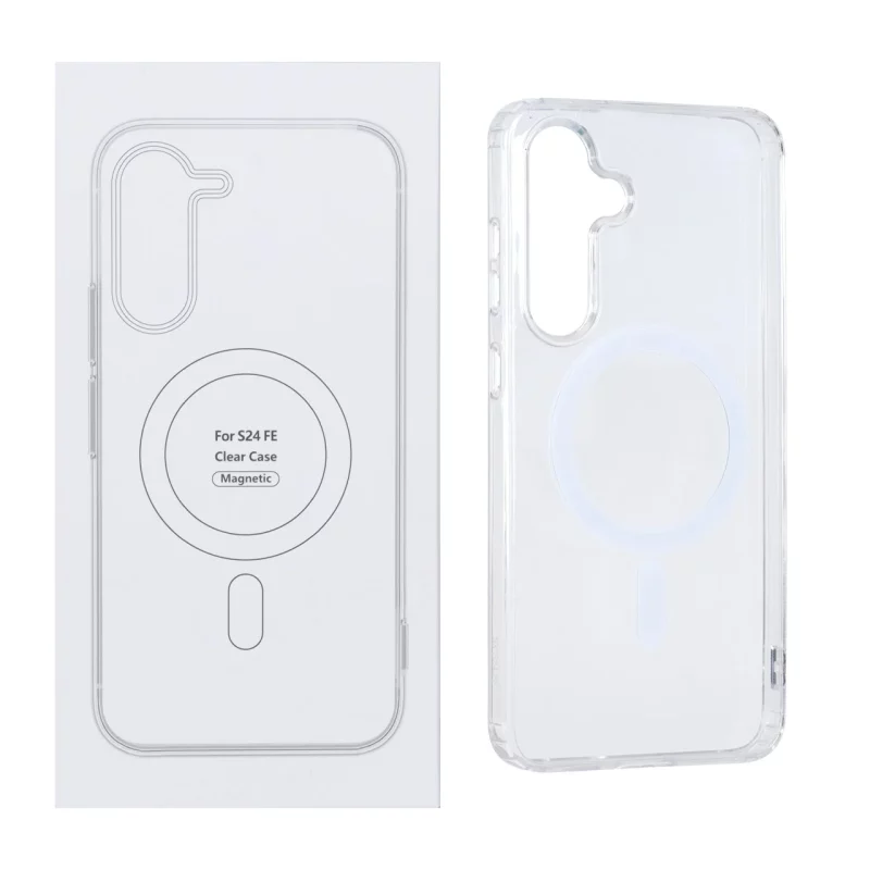 قاب شفاف Samsung Galaxy S24 FE با قابلیت شارژ NTC - MagSafe (پک دار) - تصویر 2