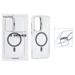قاب اورجینال Q Series Bracket کریستالی Magsafe لنز استندشو Samsung Galaxy S25 FE - خاکستری (پک دار )