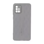 قاب پافر لوزی Imagination دور لنز براق Samsung Galaxy A71 - طوسی
