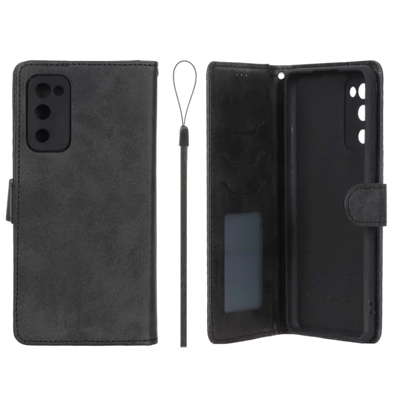کیف موبایل مگنتی درجه یک داخل خز MNC Plus مدل Samsung Galaxy S20 FE - مشکی - تصویر 2