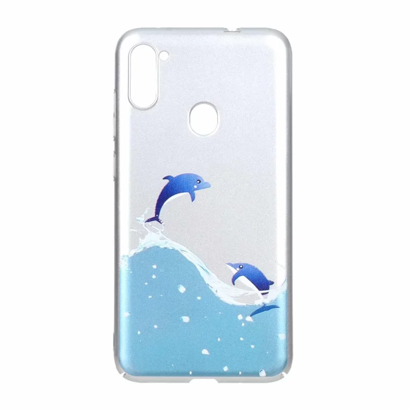 قاب سیلور دلفینی Samsung Galaxy A11 / M11 - طرح 13 - تصویر 2