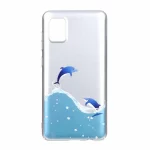 قاب سیلور دلفینی Samsung Galaxy A31 - طرح 43