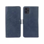 کیف چرمی موبایل مگنتی محافظ لنزدار Samsung Galaxy A05 - سرمه ای