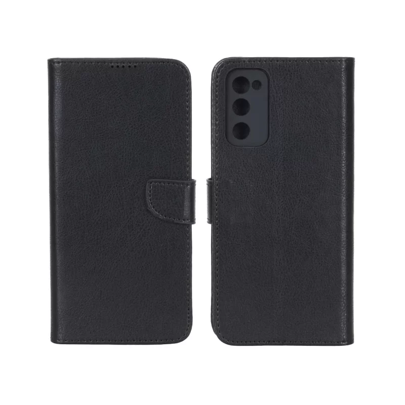کیف چرمی موبایل مگنتی محافظ لنزدار KRF مدل Samsung Galaxy S20 FE - مشکی - تصویر 2