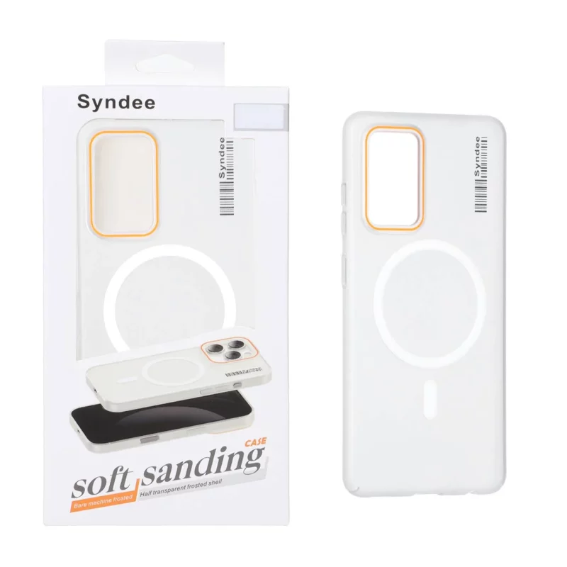 قاب اورجینال Syndee مات Magsafe مدل Samsung Galaxy A52 / A52s - سفید (پک دار) - تصویر 2