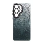 قاب ice طرح مگ سیف دور مات لنز شفاف Samsung Galaxy S26 Ultra - سبز تیره
