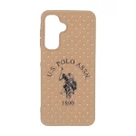 قاب حصیری طرح Polo دور لنز براق Samsung Galaxy A16 - نسکافه ای