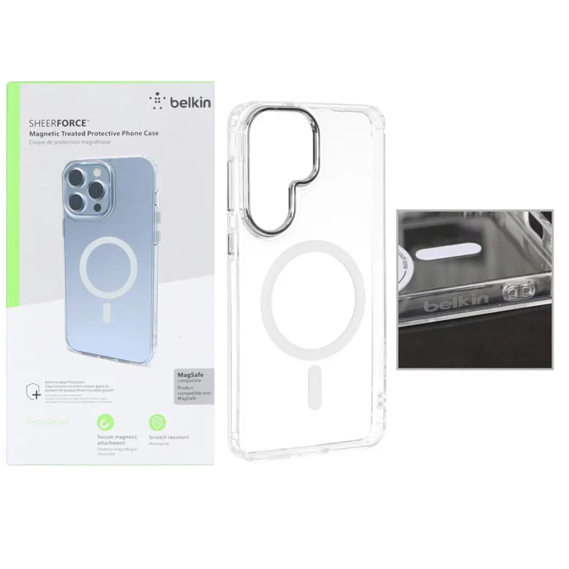 قاب belkin شفاف Magsafe مدل Samsung Galaxy S26 Plus (پک دار) - تصویر 2