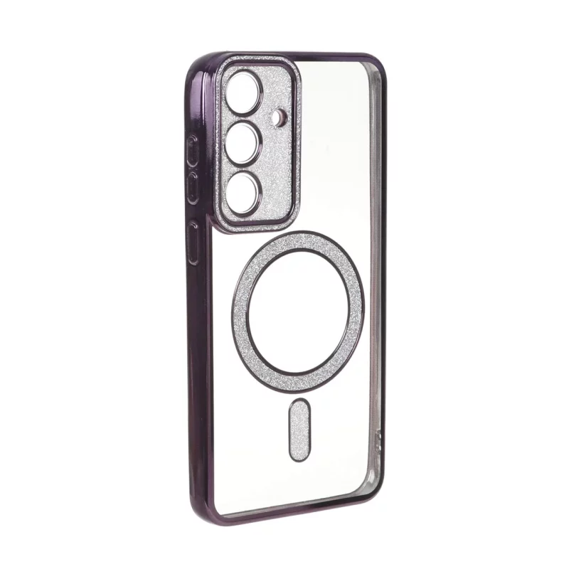 قاب الکترواستاتیک Magsafe اکلیلی Samsung Galaxy S25 FE - بنفش - تصویر 2