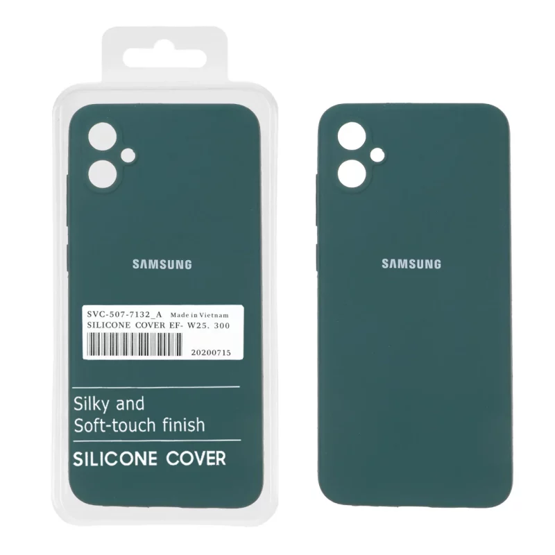 قاب سیلیکونی پاک کنی اورجینال درجه یک Samsung Galaxy A05 - سبز (پک دار) - تصویر 2