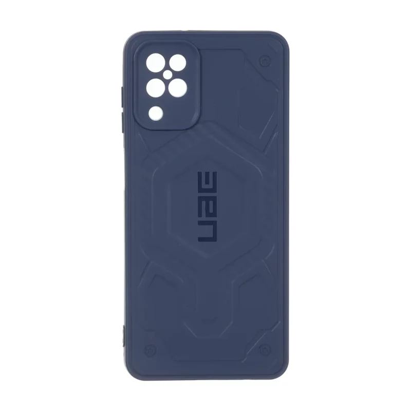 قاب UAG طرح سیلیکون Samsung Galaxy A12 / M12 / F12 - سرمه ای - تصویر 2