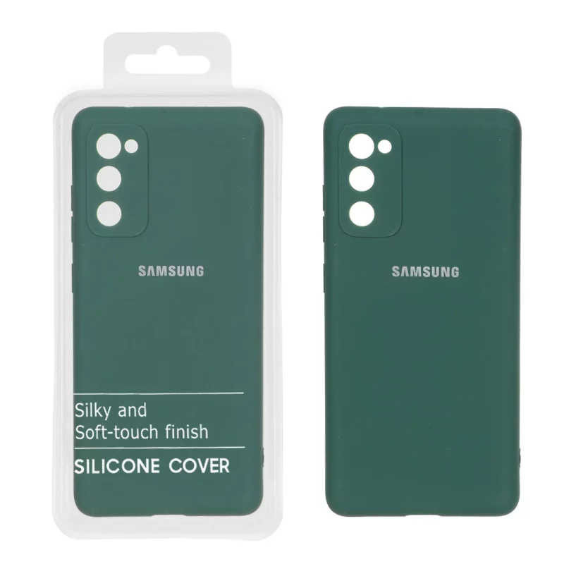 قاب نیو سیلیکون محافظ لنزدار RFF مدل Samsung Galaxy S20 FE - سبز (پک دار) - تصویر 2