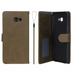 کیف موبایل مگنتی درجه یک داخل خز MNC Plus مدل Samsung Galaxy A720 / A7 (2017) - سبز زیتونی
