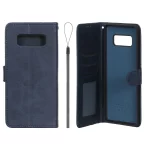 کیف موبایل مگنتی درجه یک داخل خز MNC Plus مدل Samsung Galaxy Note 8 - سرمه ای