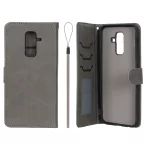کیف موبایل مگنتی درجه یک داخل خز MNC Plus مدل Samsung Galaxy A6 Plus - خاکستری