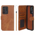 کیف موبایل مگنتی درجه یک داخل خز MNC Plus مدل Samsung Galaxy S20 Ultra - عسلی