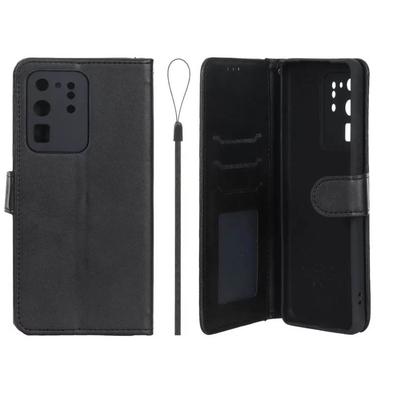 کیف موبایل مگنتی درجه یک داخل خز MNC Plus مدل Samsung Galaxy S20 Ultra - مشکی - تصویر 2