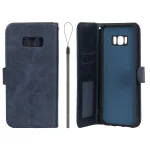 کیف موبایل مگنتی درجه یک داخل خز MNC Plus مدل Samsung Galaxy S8 Plus - سرمه ای