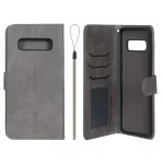 کیف موبایل مگنتی درجه یک داخل خز MNC Plus مدل Samsung Galaxy S10 - خاکستری