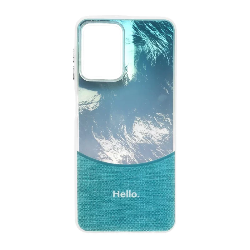 قاب Hello طرح جین Ice مدل Samsung Galaxy A22 4G / M22 / M32 4G / F22 - آبی - تصویر 2