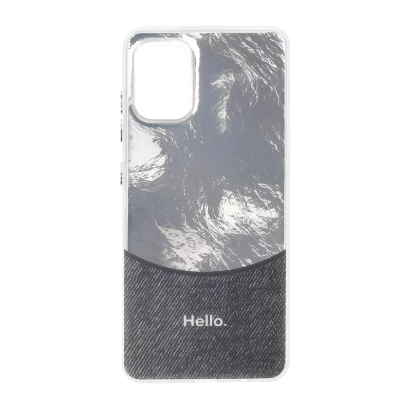 قاب Hello طرح جین Ice مدل Samsung Galaxy A51 / M40s - سرمه ای - تصویر 2