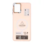 قاب Caution دور مات طرح مگ سیف Samsung Galaxy A07 - صورتی