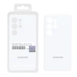 قاب سیلیکونی پاک کنی اورجینال Master Quality مدل Samsung Galaxy S25 Ultra - سفید (پک دار)
