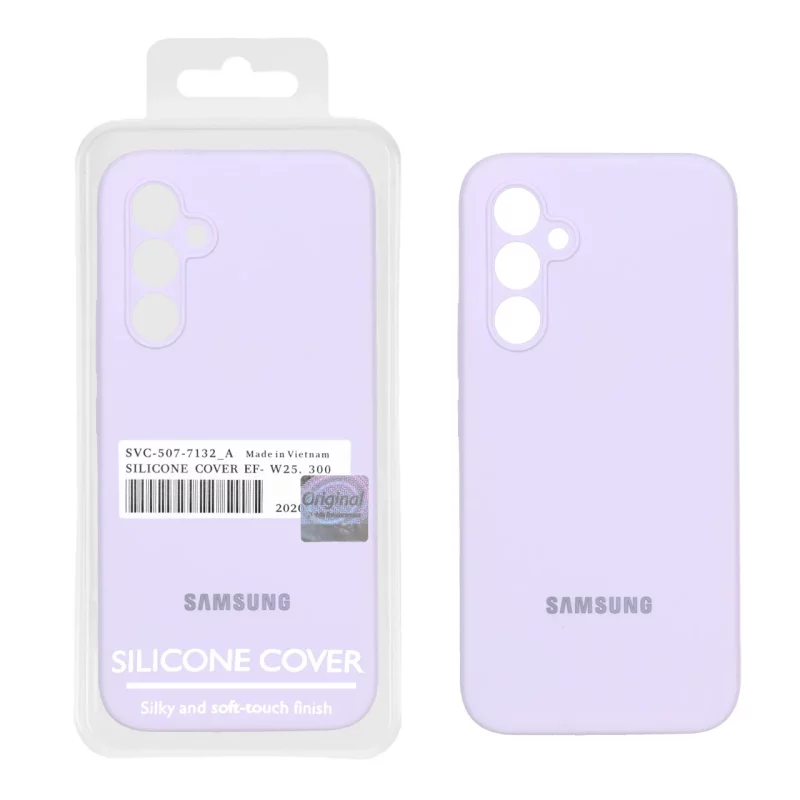 قاب سیلیکونی پاک کنی اورجینال Master Quality مدل Samsung Galaxy A54 - یاسی (پک دار) - تصویر 2