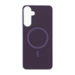 قاب سوزنی طرح مگ سیف Magnet فلزی Samsung Galaxy A16 - بنفش