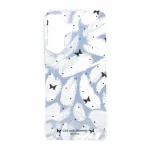 قاب اطلسی دور ژله ای طرح پر Samsung Galaxy A57 - کد 54