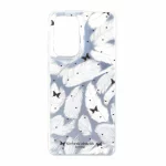 قاب اطلسی دور ژله ای طرح پر Samsung Galaxy A33 - کد 68