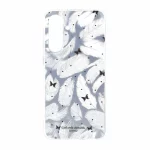 قاب اطلسی دور ژله ای طرح پر Samsung Galaxy A56 / A36 - کد 77