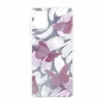 قاب اطلسی دور ژله ای طرح پر Samsung Galaxy A51 / M40s - کد 80