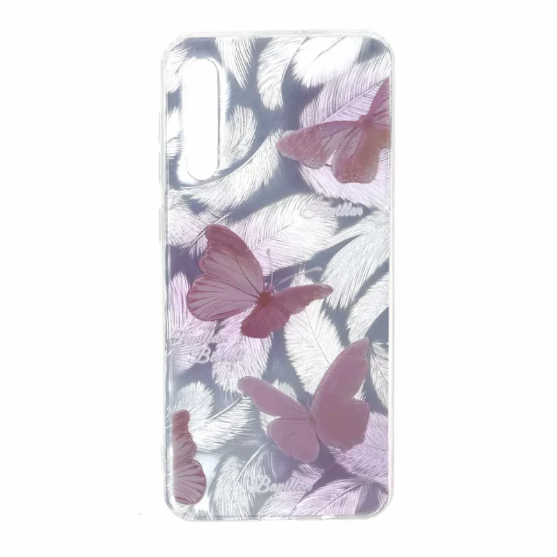 قاب اطلسی دور ژله ای طرح پر Samsung Galaxy A50 / A50s / A30s - کد 86 - تصویر 2