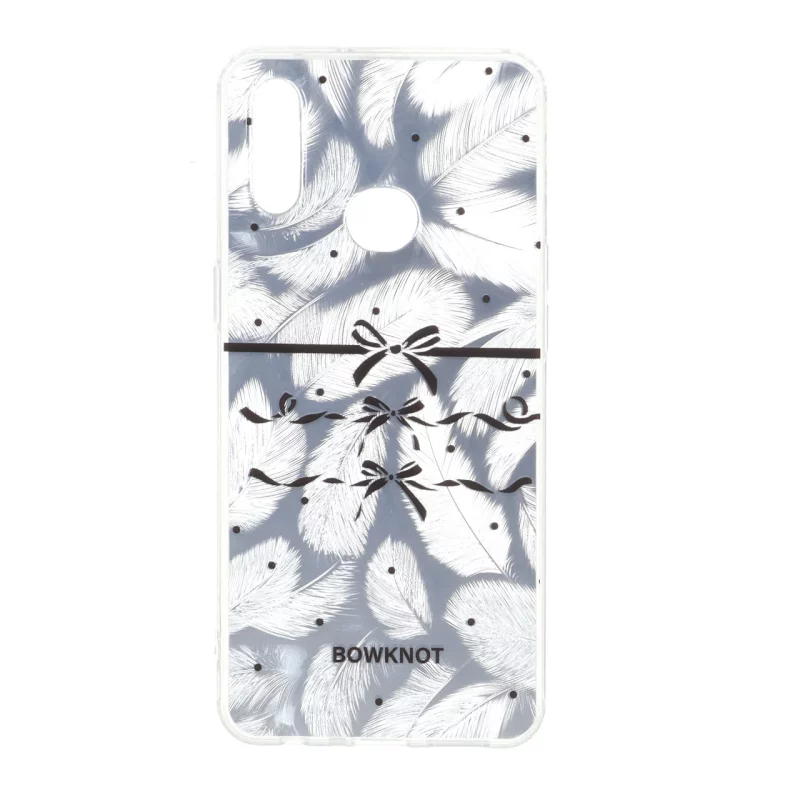 قاب اطلسی دور ژله ای طرح پر Samsung Galaxy A10s - کد 131 - تصویر 2