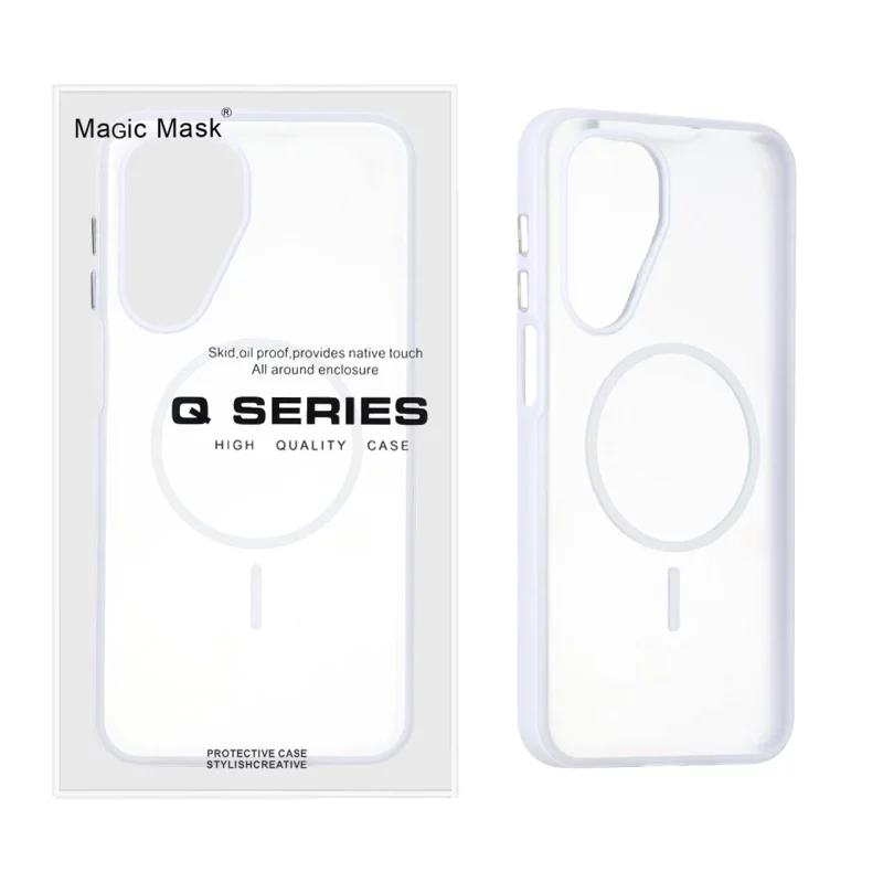 قاب Defender Shield پشت سخت Magsafe مدل Samsung Galaxy A16 - سفید (پک دار) - تصویر 2