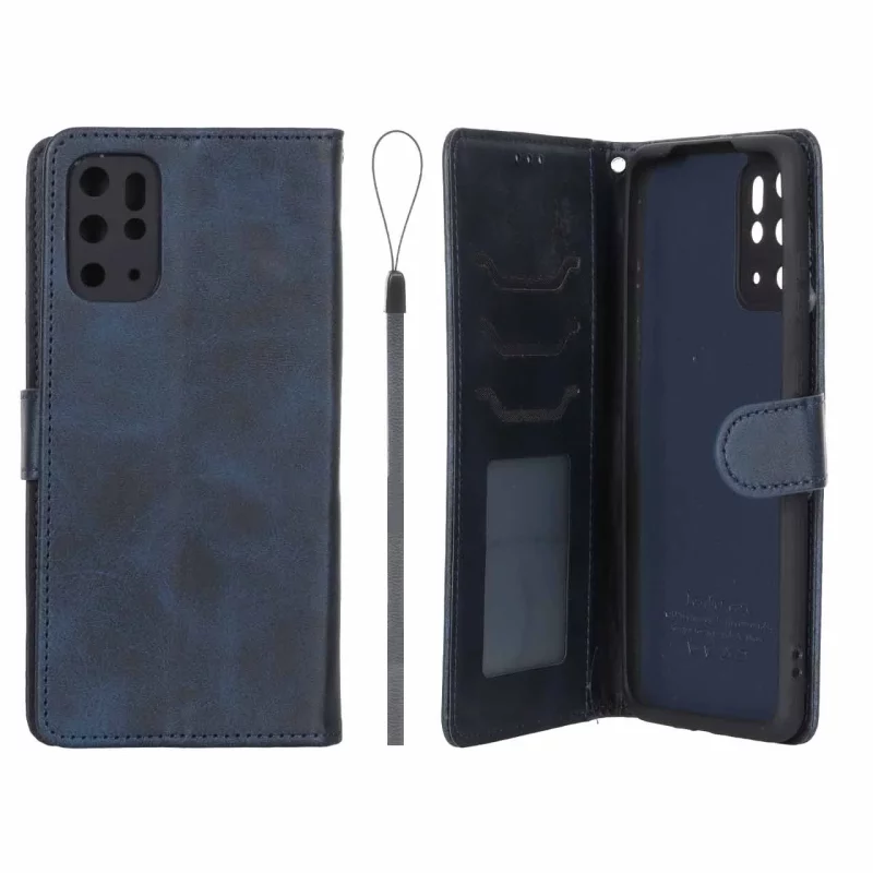 کیف موبایل مگنتی درجه یک داخل خز MNC Plus مدل Samsung Galaxy S20 Plus - سرمه ای - تصویر 2