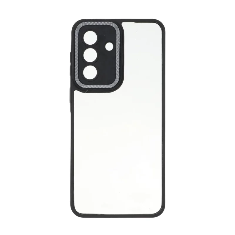 قاب شفاف لنز کربن دور رنگی محافظ لنزدار Samsung Galaxy A57 - مشکی - تصویر 2