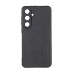قاب طرح چرم RYOURK مدل Samsung Galaxy S24 FE - مشکی