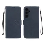 کیف چرمی موبایل مگنتی محافظ لنزدار Samsung Galaxy S25 FE - سرمه ای