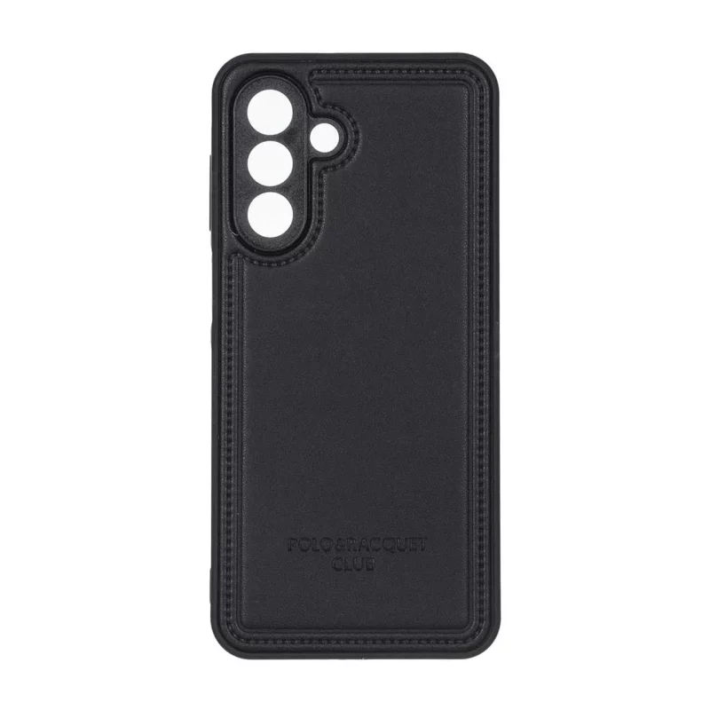 قاب چرمی Polo طرح دوخت محافظ لنزدار Samsung Galaxy A17 / A26 - مشکی - تصویر 2