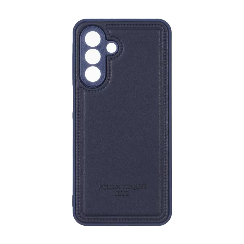 قاب چرمی Polo طرح دوخت محافظ لنزدار Samsung Galaxy A17 / A26 - سرمه ای - تصویر 2