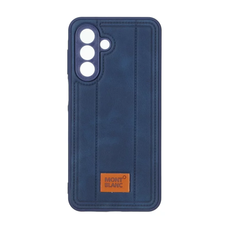 قاب جیر Mont Blanc طرح دوخت محافظ لنزدار Samsung Galaxy A17 / A26 - سرمه ای - تصویر 2
